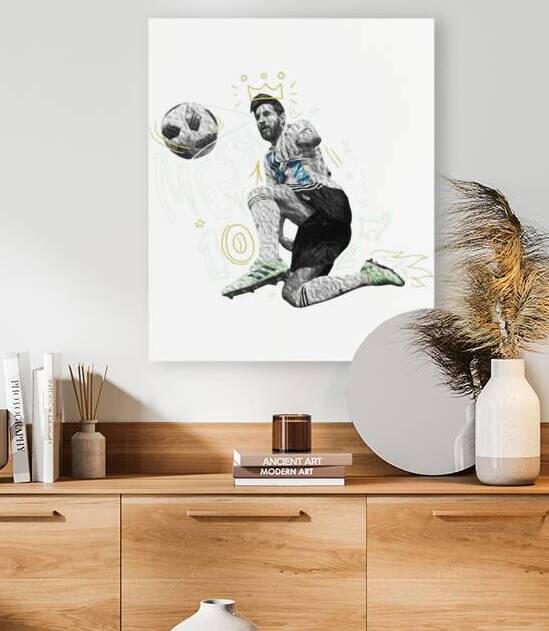 Lionel Messi 35 by Monique C Monico