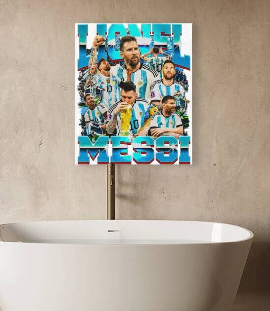 Lionel Messi 45 by Monique C Monico
