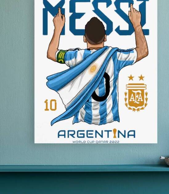 Lionel Messi 46 by Monique C Monico