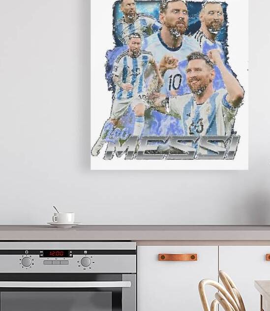 Lionel Messi 48 by Monique C Monico