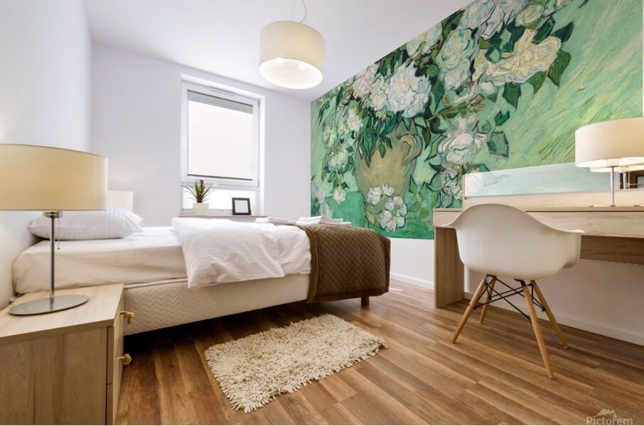 Van Gogh - Roses Mural print