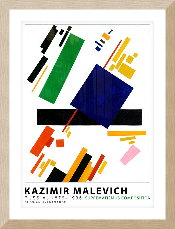 Kazimir Malevich - Suprematismus Composition by Oldmasters Wall Art