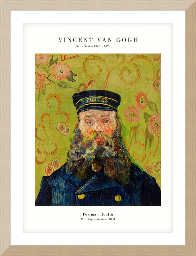 Van Gogh - Postman Roulin Picture Frame print