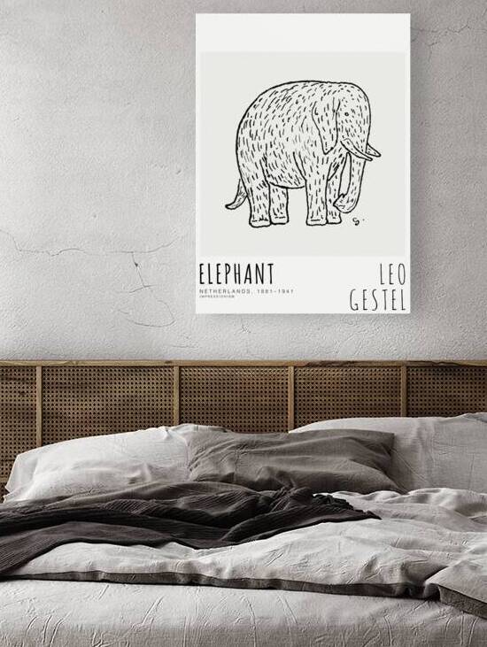 Leo Gestel - Elephant by Oldmasters