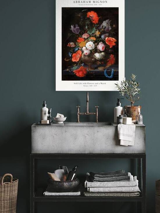 Mignon - Still life with flowers by Oldmasters