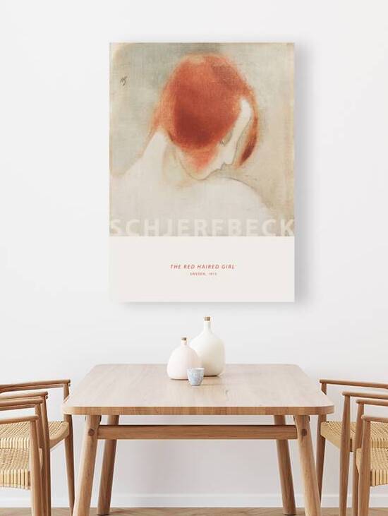 Helene Schjerfbeck - The Red haired Girl by Oldmasters