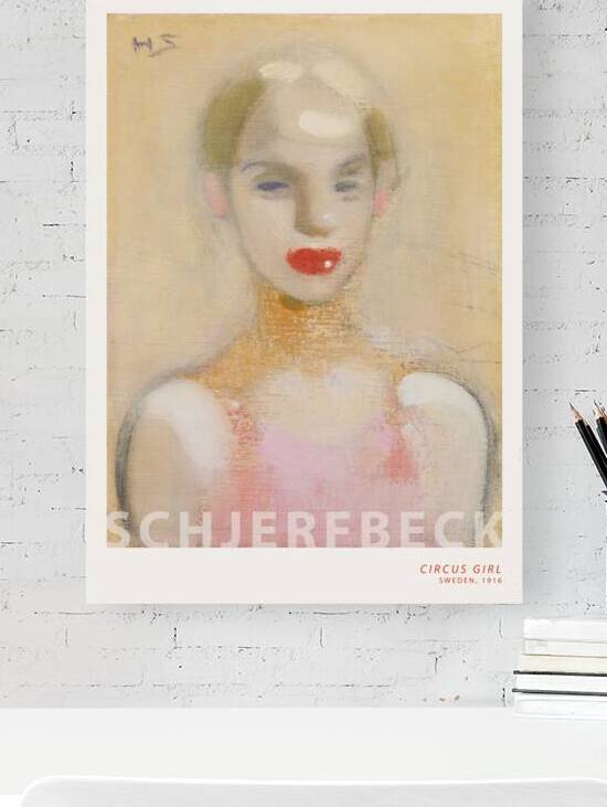 Helene Schjerfbeck - Circus Girl by Oldmasters