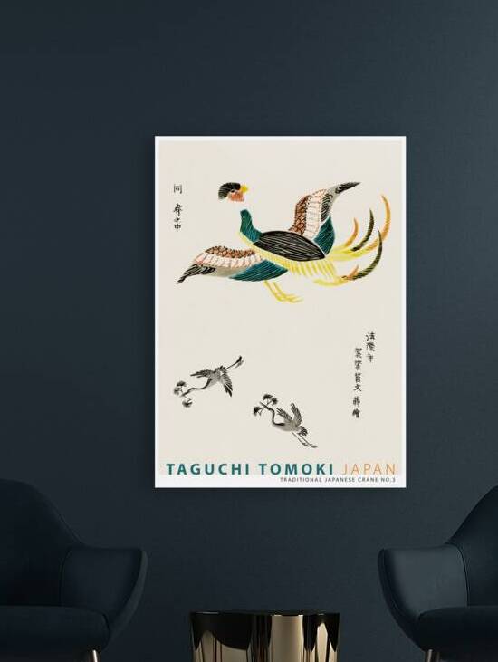 Taguchi Tomoki - Traditional Japanese Crane by Oldmasters