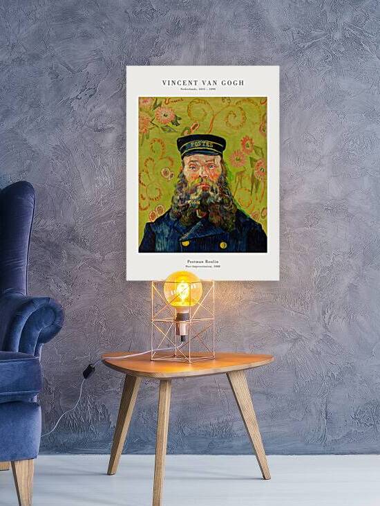 Van Gogh - Postman Roulin by Oldmasters
