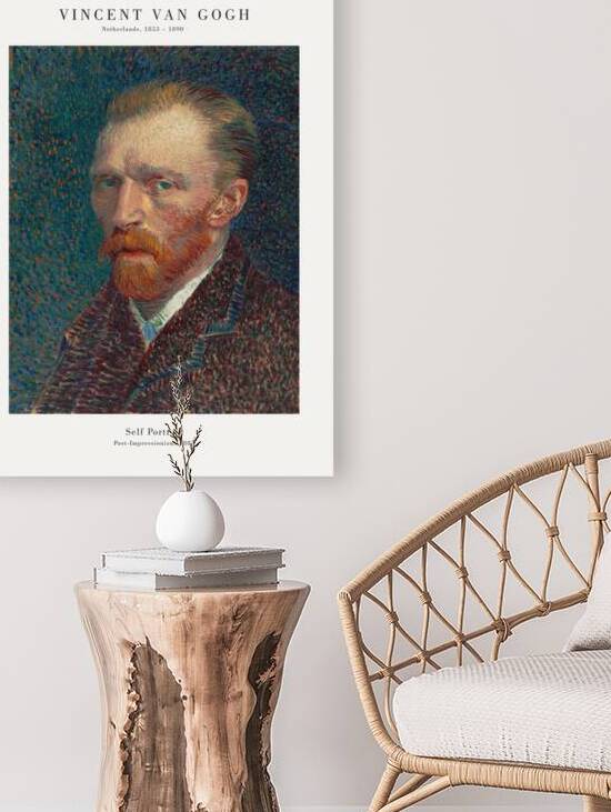 Van Gogh - Self Portrait 02 by Oldmasters
