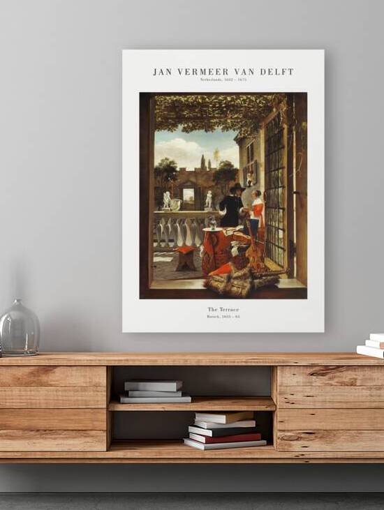 Vermeer - The Terrace by Oldmasters