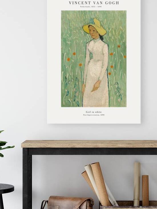 Van Gogh - Girl in White by Oldmasters