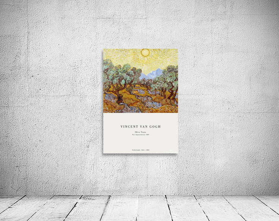 Van Gogh - Olive Trees Wall Preview