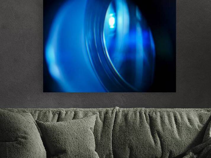 Blue Lens Glow   Abstract Optical Light by GraffiTimi