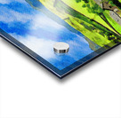 Beautiful watercolor landscape of Lake District countryside in England Acrylic print