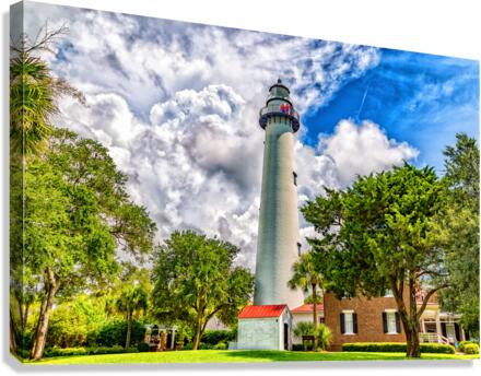 St. Simons Island Lighthouse Canvas Print