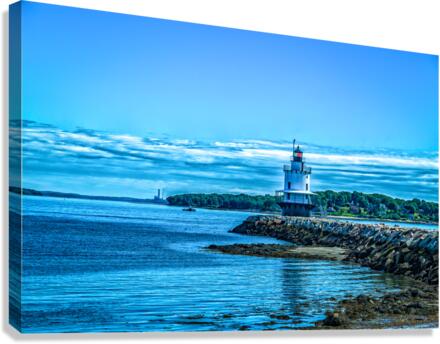Spring Point Ledge Light Portland Canvas Print