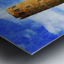 Watercolor painting of Desert View Watchtower at Grand Canyon Arizona Metal print