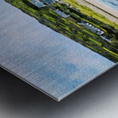 Watercolor landscape of Inishmore on the Aran Islands in Ireland Metal print