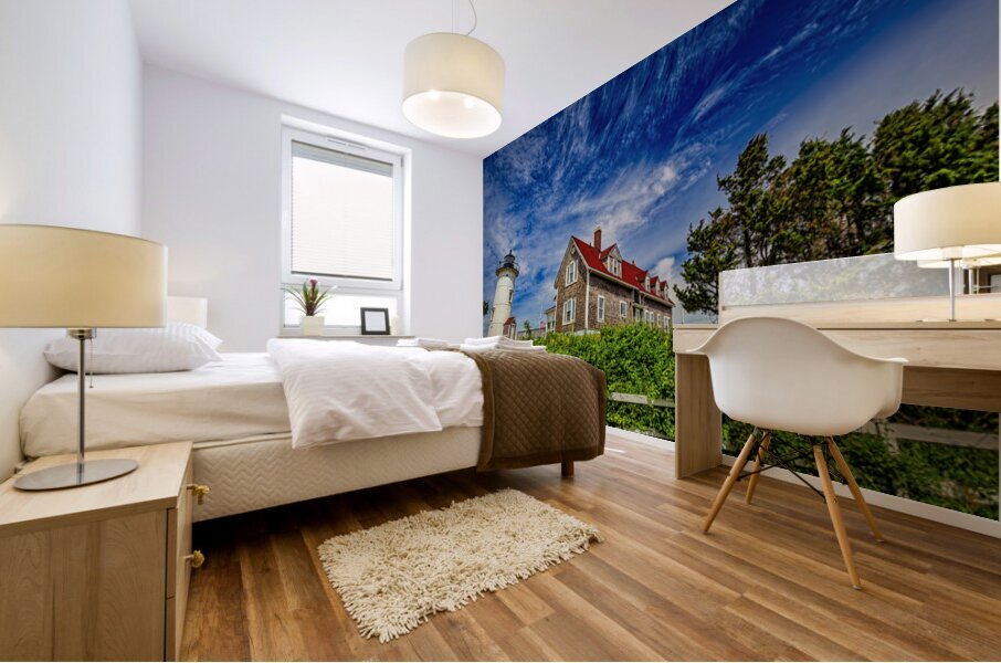 Nobska Point Light Mural print