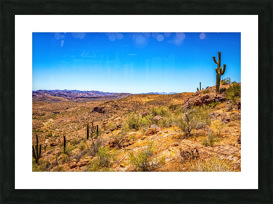 Apache Trail Scenic Drive View Picture Frame print