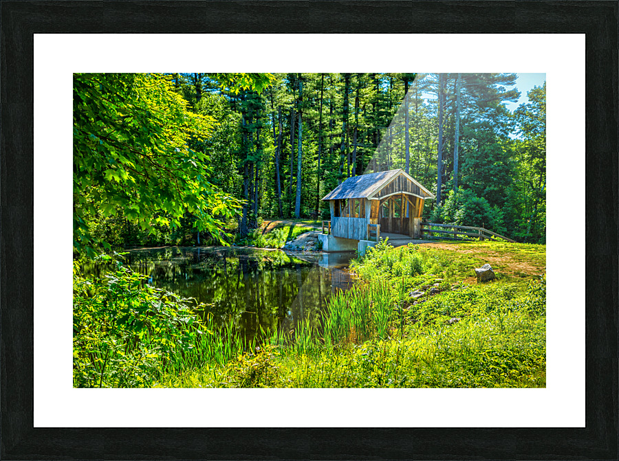 IMG 7228 Edit Wason Pond Bridge Picture Frame print