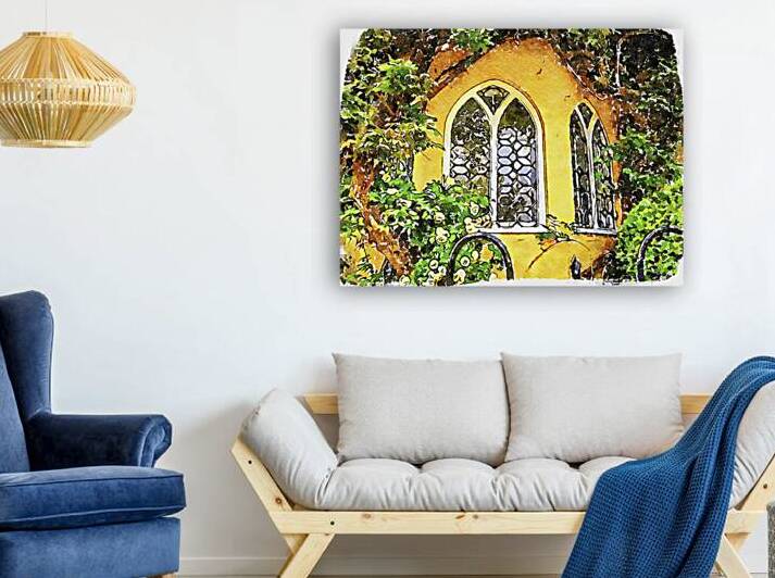 Charming Cotswolds village house with ivy and stained glass windows by Gestalt Imagery