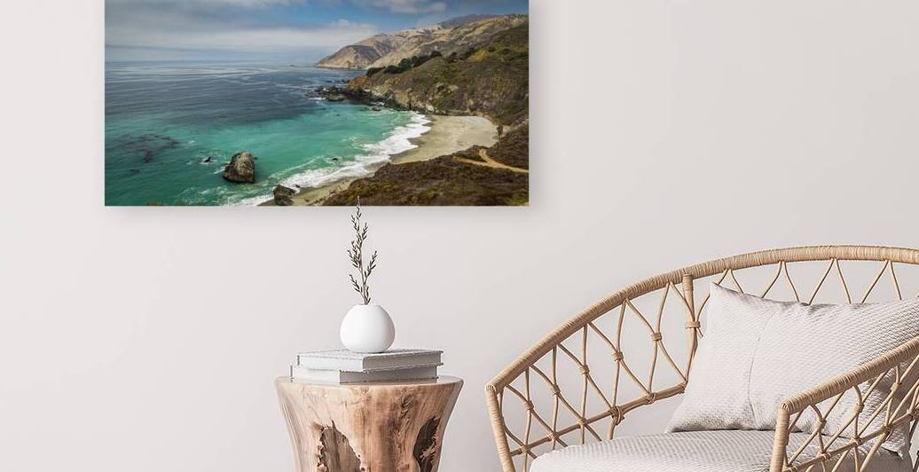 Scenic coastal view of Gamboa Point in Big Sur California by Gestalt Imagery