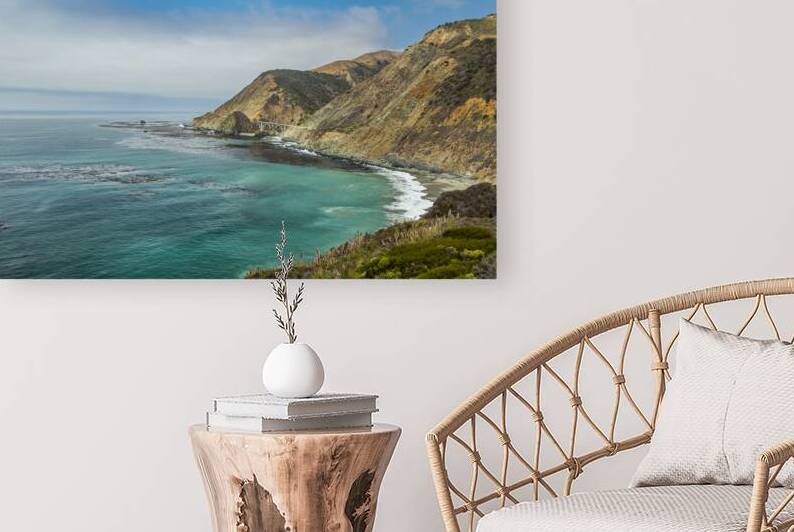 View of Big Creek Cove along the Pacific Coast Highway in Califo by Gestalt Imagery