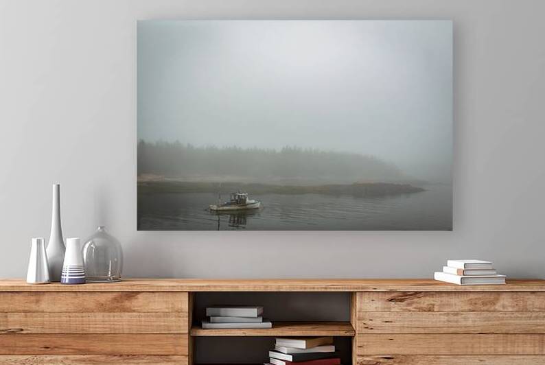 Foggy Morning on Schoodic by Gestalt Imagery