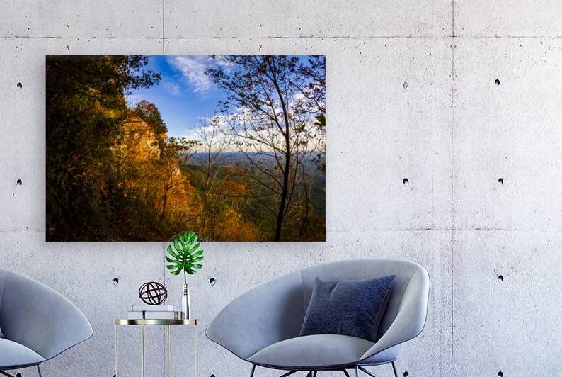 Scenic landscape view of Caesars Head State Park during autumn s by Gestalt Imagery