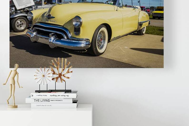Vintage 1949 Oldsmobile 98 Futuramic Convertible at a Classic Ca by Gestalt Imagery