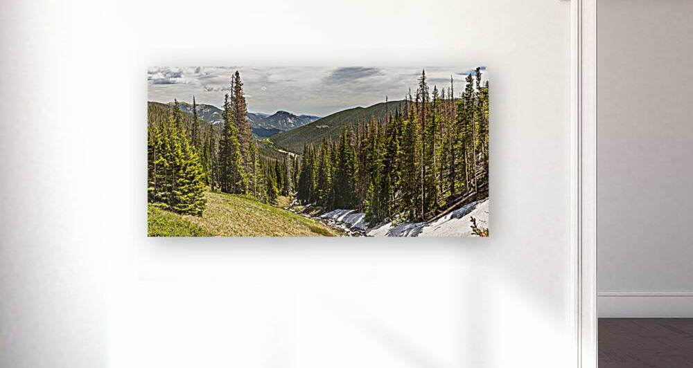 Serene view across Hidden Valley in Colorados Rocky Mountain Na by Gestalt Imagery