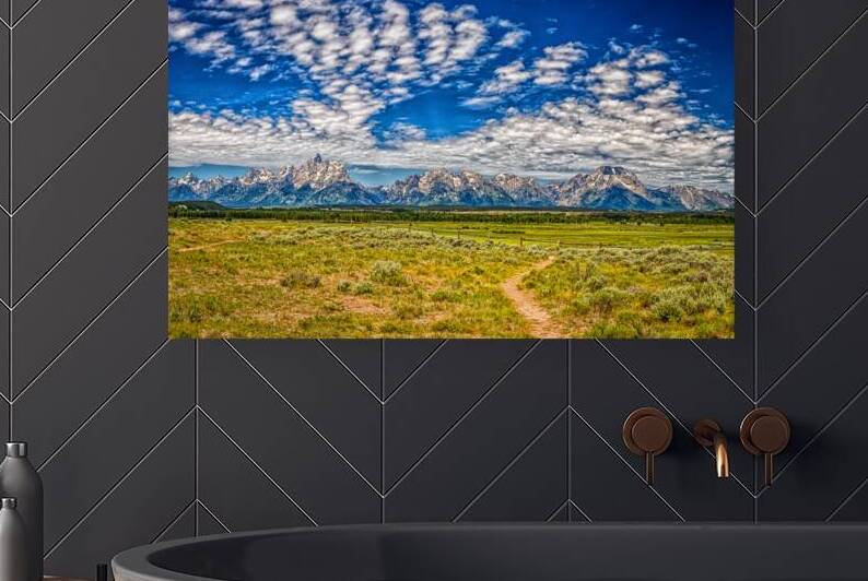 Grand Teton Mountain Range Wyoming by Gestalt Imagery