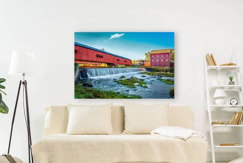  MG 2495 Edit Bridgeton Mill and Covered Brid by Gestalt Imagery