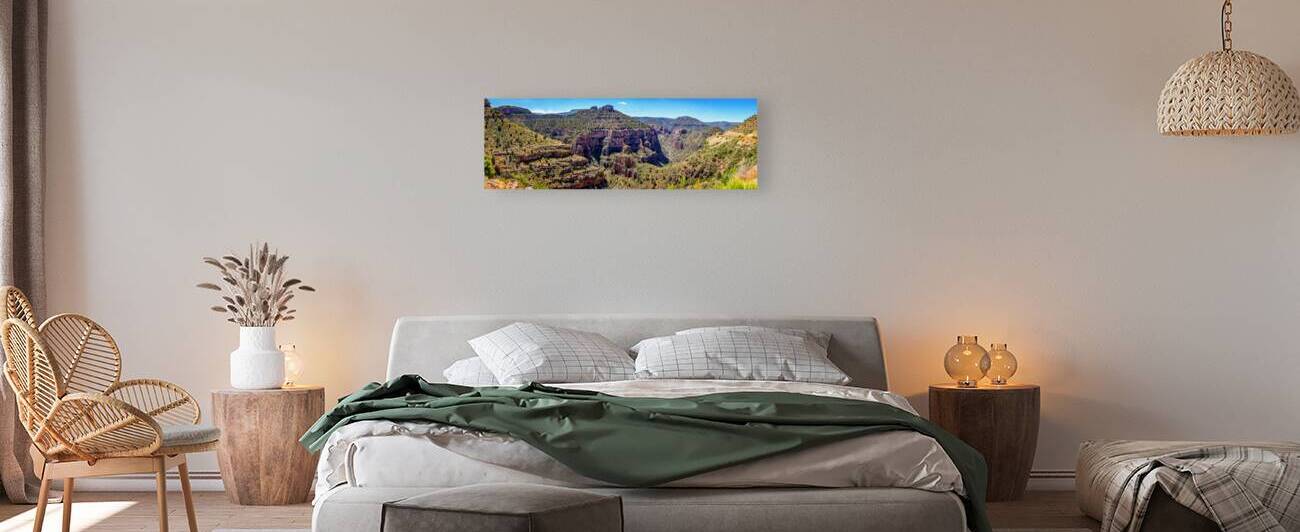 Wide Panorama of Becker Butte Arizona USA by Gestalt Imagery