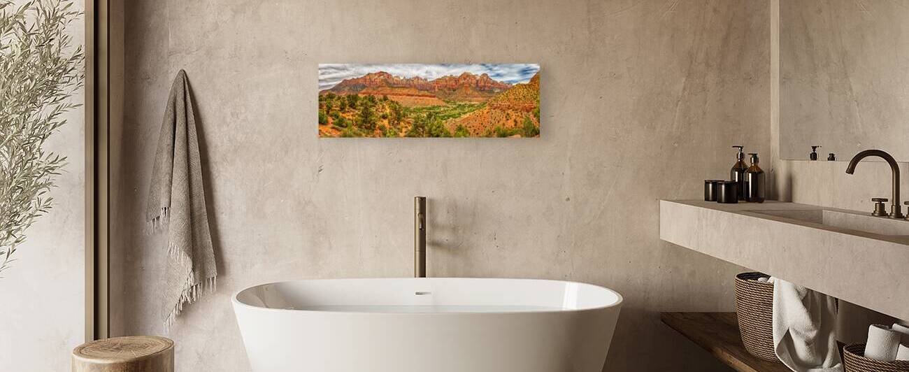  MG 9859 Pano Edit 2 Watchman Trail View Zion by Gestalt Imagery