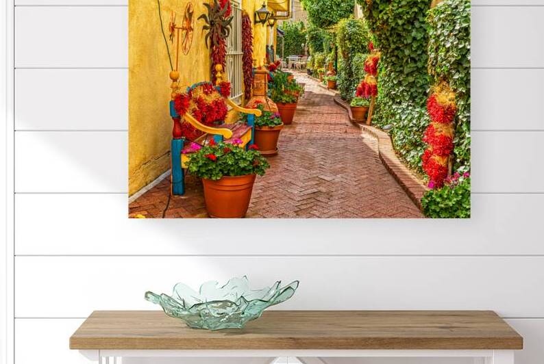 Albuquerque Patio with Ristra Decoration by Gestalt Imagery
