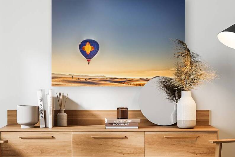 Zia flight at White Sands New Mexico by Gestalt Imagery
