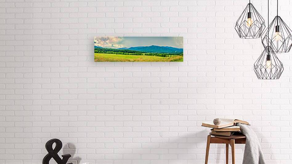 Cades Cove Smoky Mountains Panorama by Gestalt Imagery