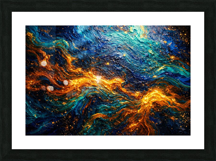 Aetherial Drift Picture Frame print