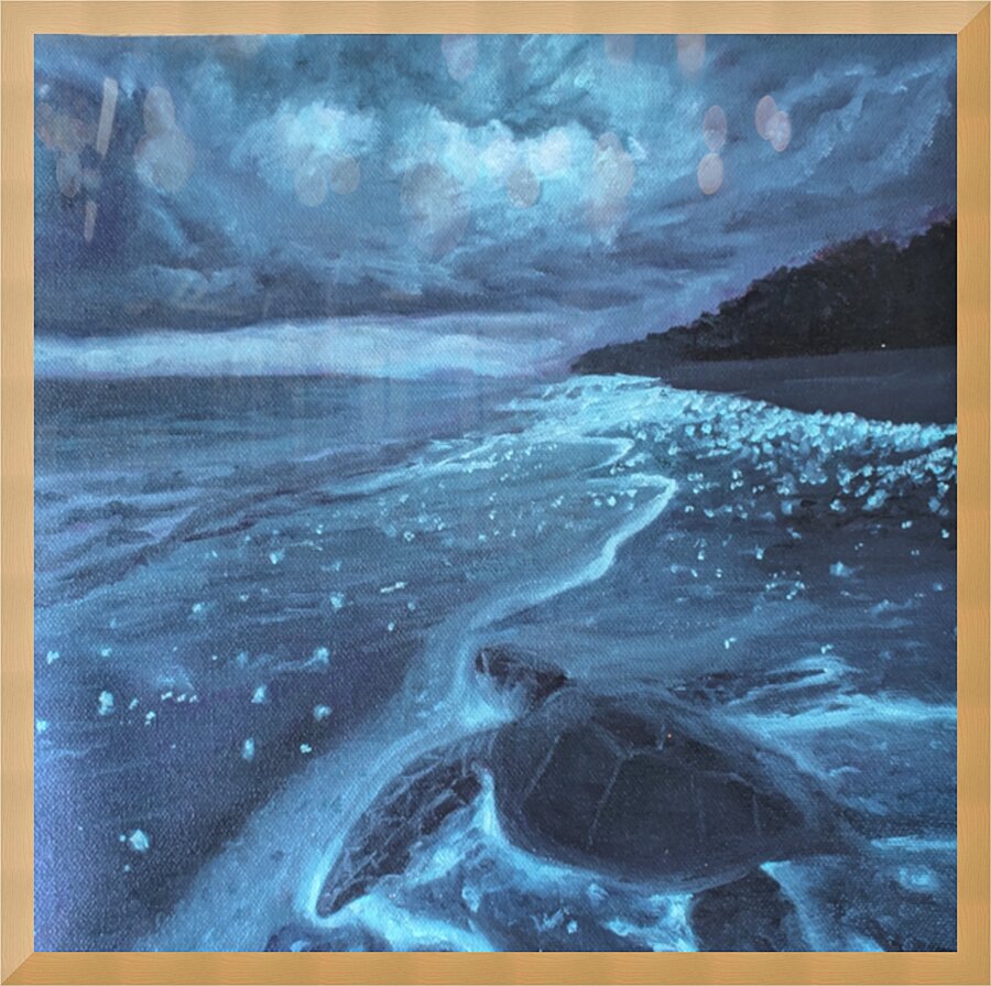 Glimmer Picture Frame print