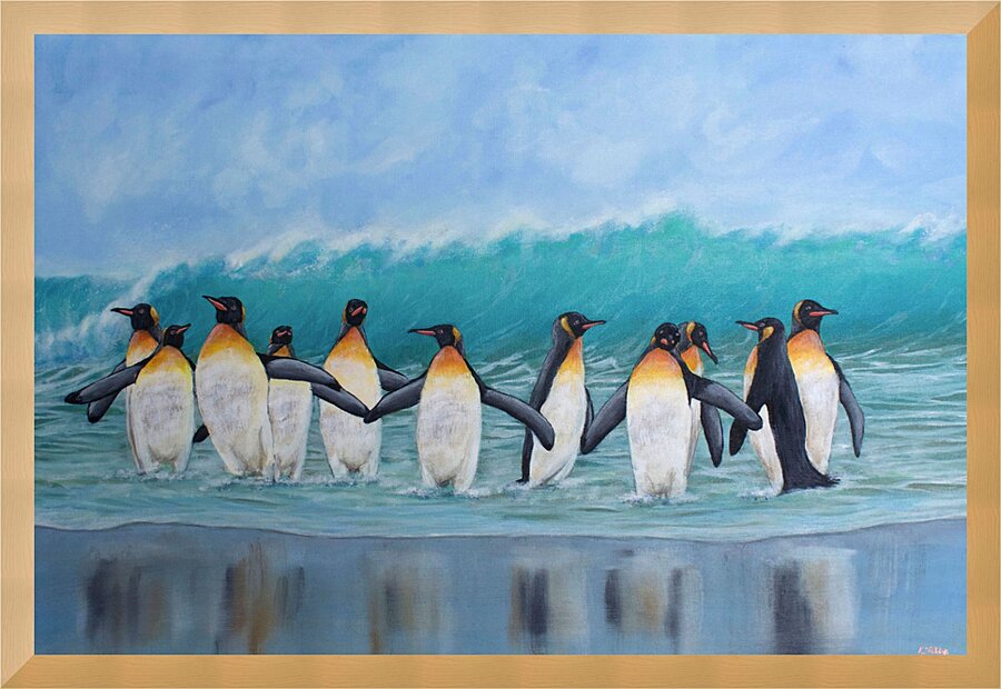Shore Waddle | Print Picture Frame print