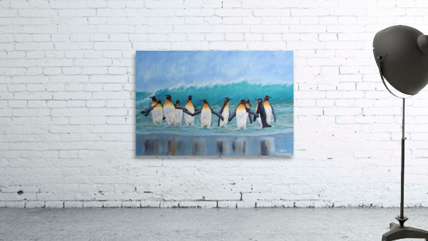Shore Waddle | Print Wall Preview