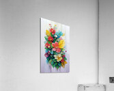 abstract oil painting of flowers 34 Acrylic Print