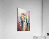 abstract oil painting of flowers 35 Acrylic Print