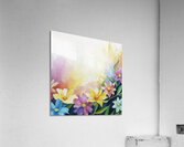 abstract oil painting of flowers 22 Acrylic Print