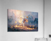 abstract oil painting of flowers 19 Acrylic Print