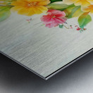 h flower 16 Metal print