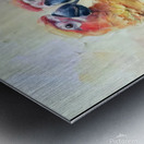 abstract oil painting of flowers 35 Metal print